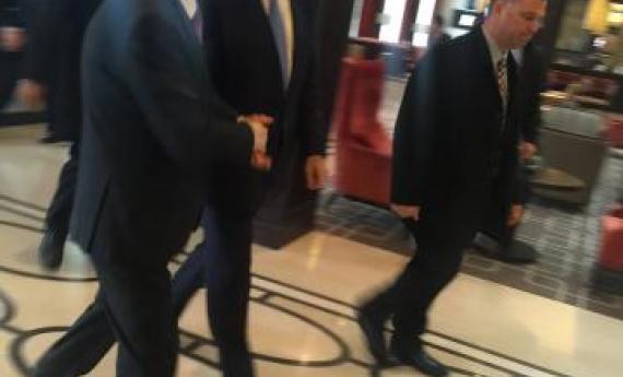 Joseph with Former Secretary of State John Kerry